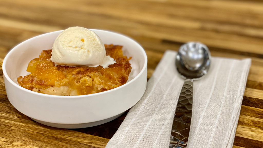 Sweet Chica Old Fashioned Peach Cobbler